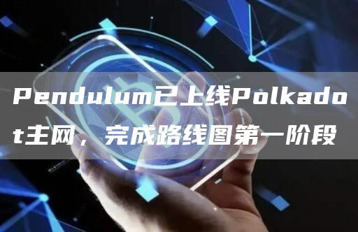 Pendulum已上线Polkadot主网，完成路线图第一阶段1