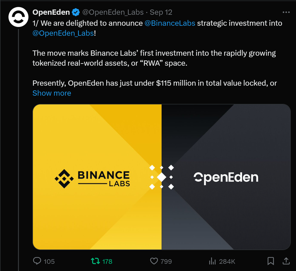 一文详解OpenEden：欧意易易投资RWA新贵，美债投资新选择-第9张图片-欧意易易下载